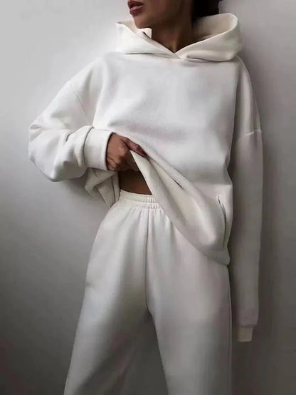 Two-Piece Athletic Tracksuit Ensemble